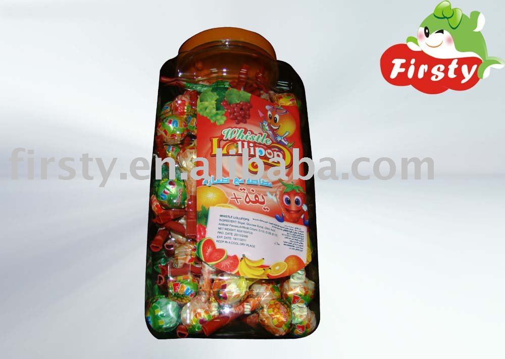 tongue painter  whistle lollipop candy