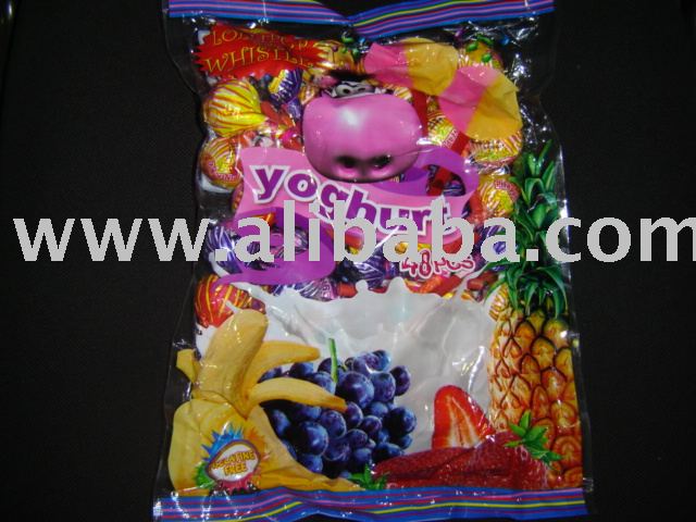 Lollipop, Yoghurt Flavour with Whistle, Chewy Soft Centre