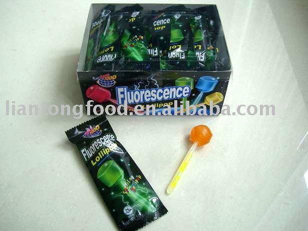 Lollipop with  light   stick 