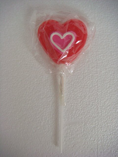Lollipop Heart Shaped Hand Decorated