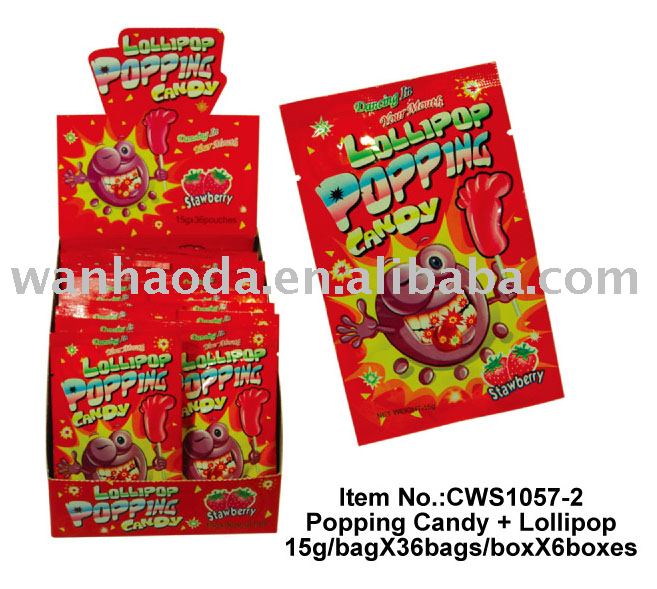  popping   Candy  with  Lollipop 