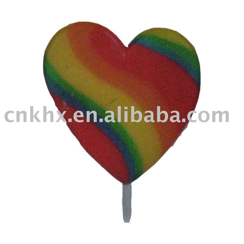 rainbow swirl lollipops