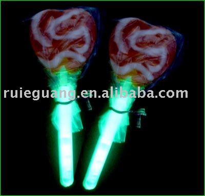fluorescent  glow lollipop stick
