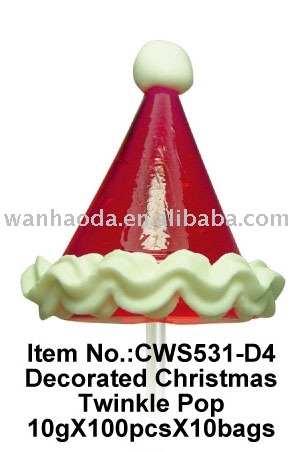 Decorated Christmas Twinkle Pop Lollipop