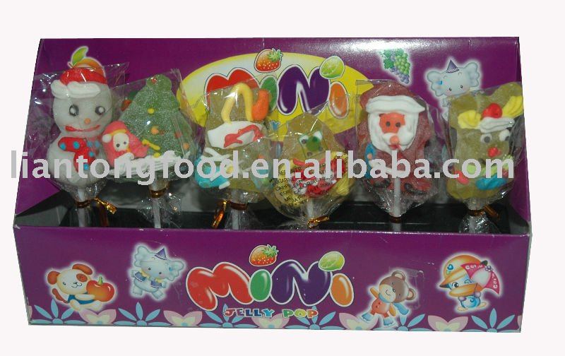 Mini cartoon soft jelly lollipop