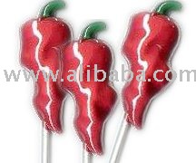 Chocolate Chili Pepper Lollipops