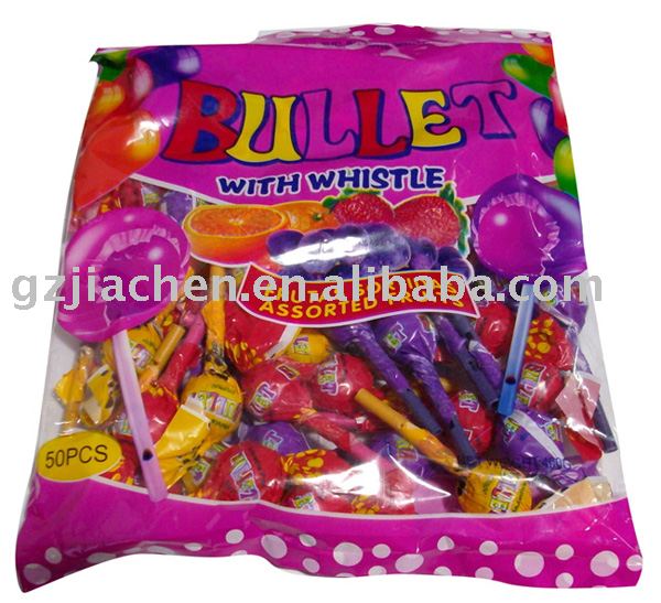  lollipop  (with  whistle )