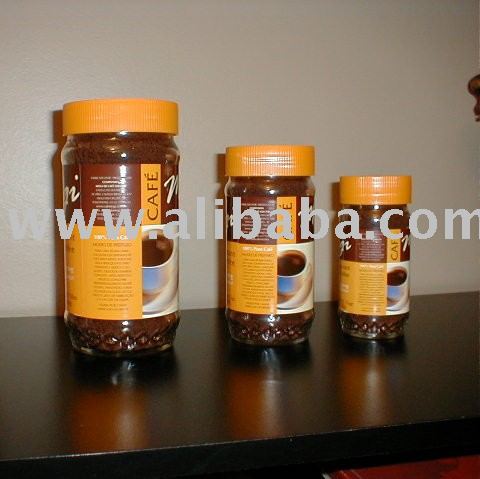 Spray Dried Instant Coffee, 50, 100, 200gms glass jar