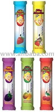 Lollypop with  whistle   stick 