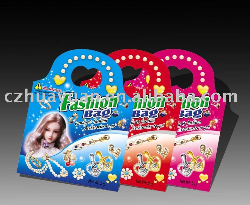 006 girl  paper  bag toy  candy  pack bag for child