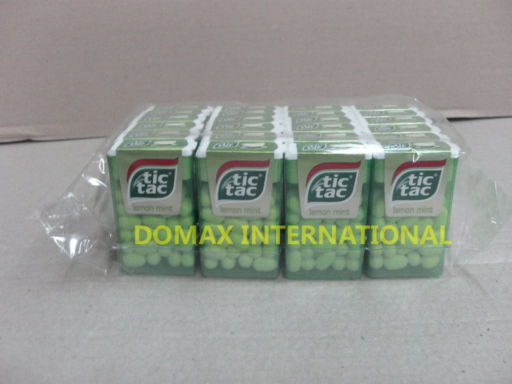 Offering Ferrero Tic Tac Mint Confection T1x24x12 Lemon Mint Flavor