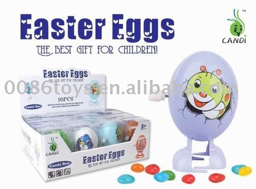 wind up easter egg candy toys