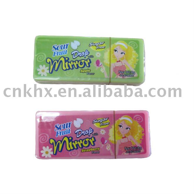 sour fruit drop with  mirror 