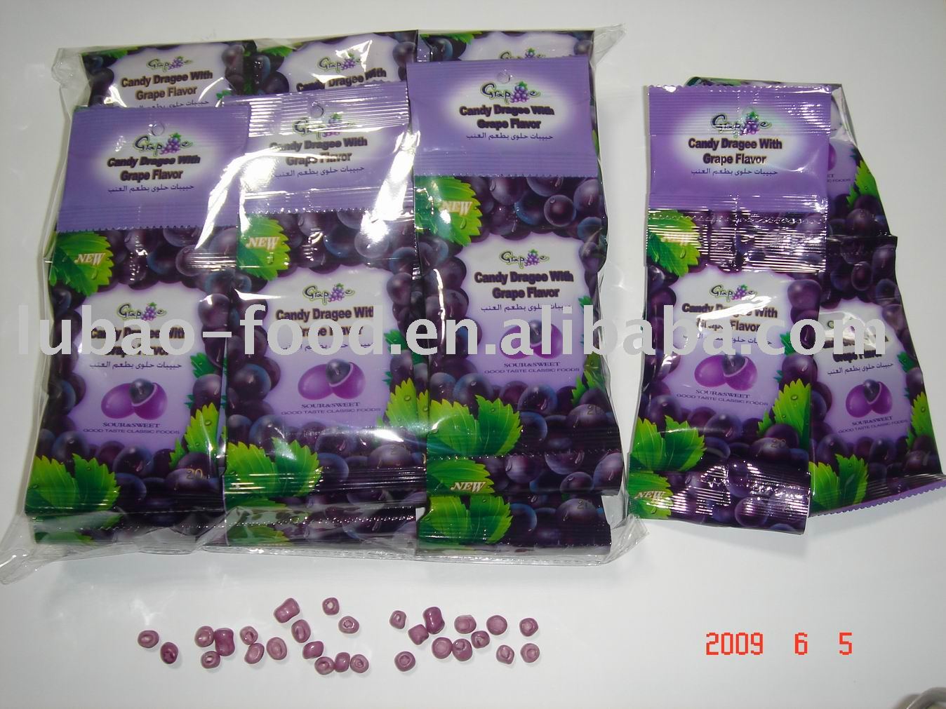Connected pack Grape flavor candy (new item)