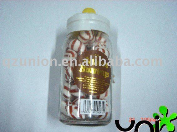 Delicious hard  candy  ( Glass   Jars  Aniseed)