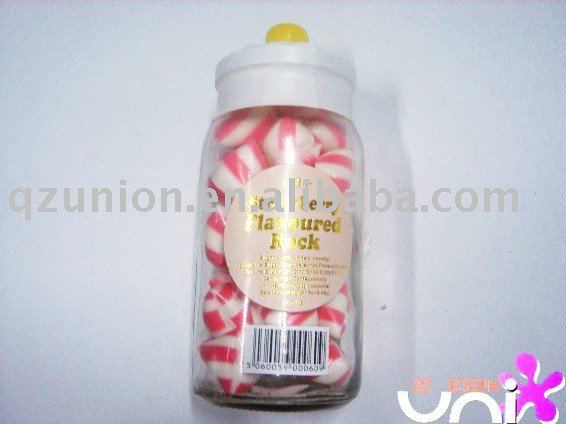 Strawberry hard candy (Glass Jars)