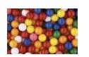 Small Gumballs hard  candy   Assorted 1/2 inch Gumballs 5800 Count