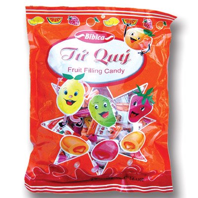Fruit Filling Hard Candy 400 Grs