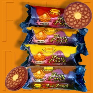 Fruit Punch Cream Biscuits