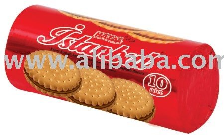 Hazal Istanbul Cacao Cream Sandwich Biscuits x10