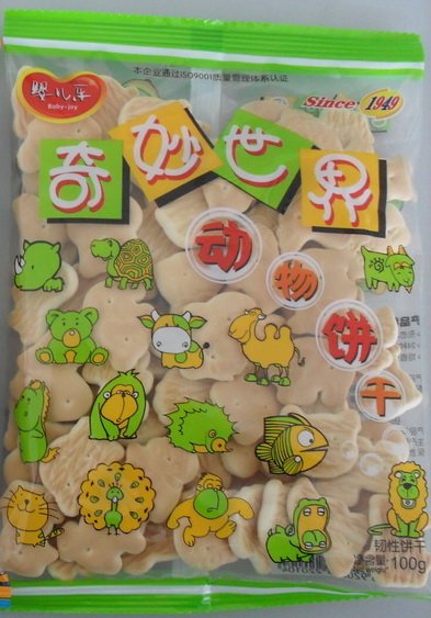 Geometric figure biscuit