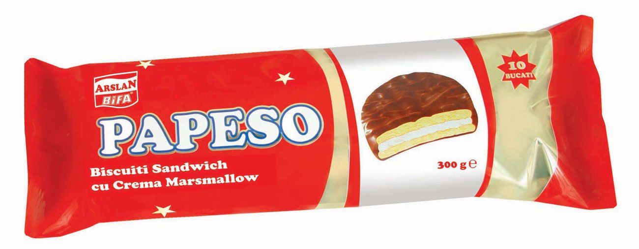 Papeso Sandwich Biscuits With Marshmallow Cream