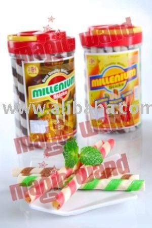 Wafer  Stick   Chocolate   Cream  bakery