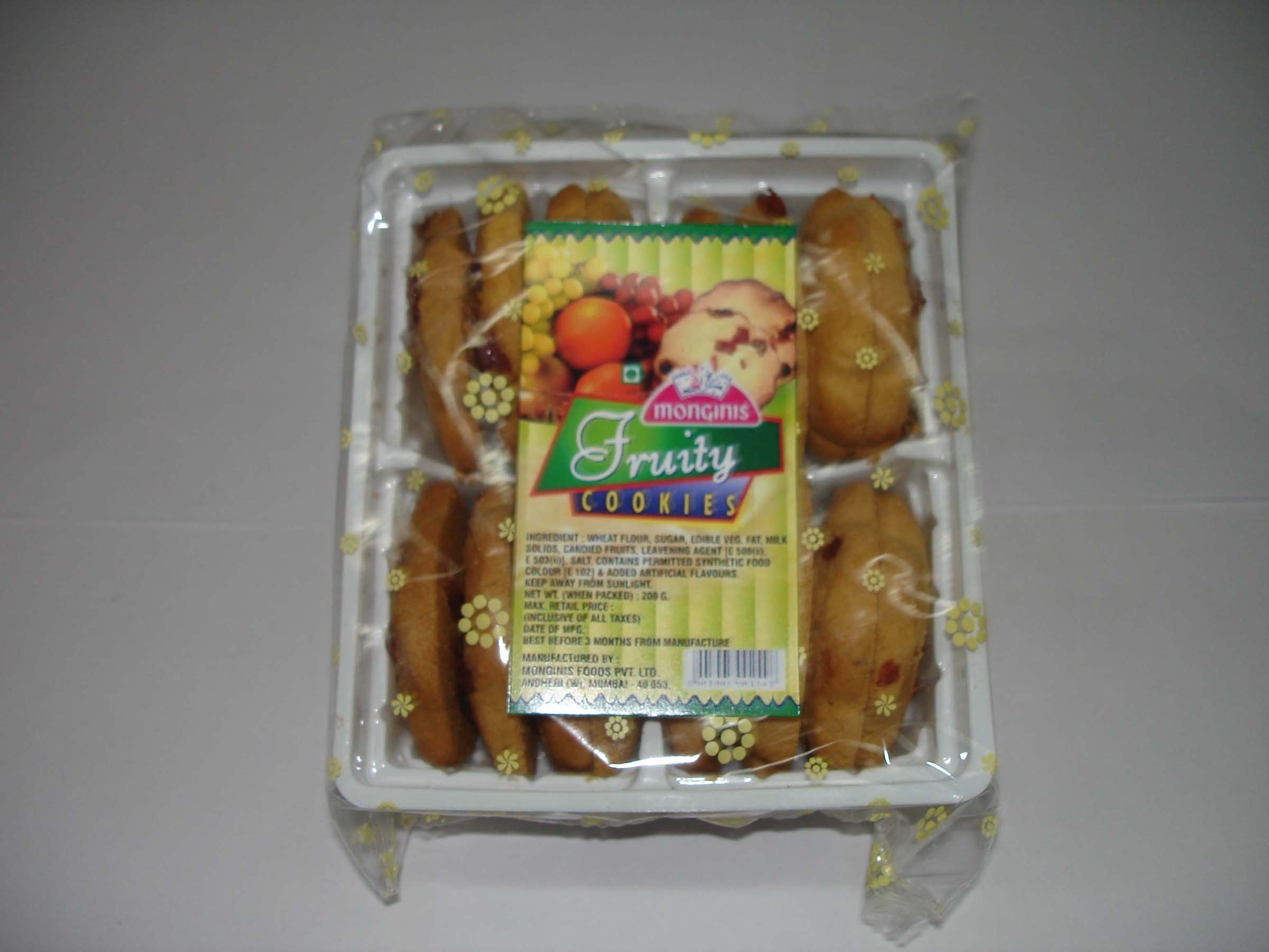 Monginis Tutti Fruity Cookies 200 Gms