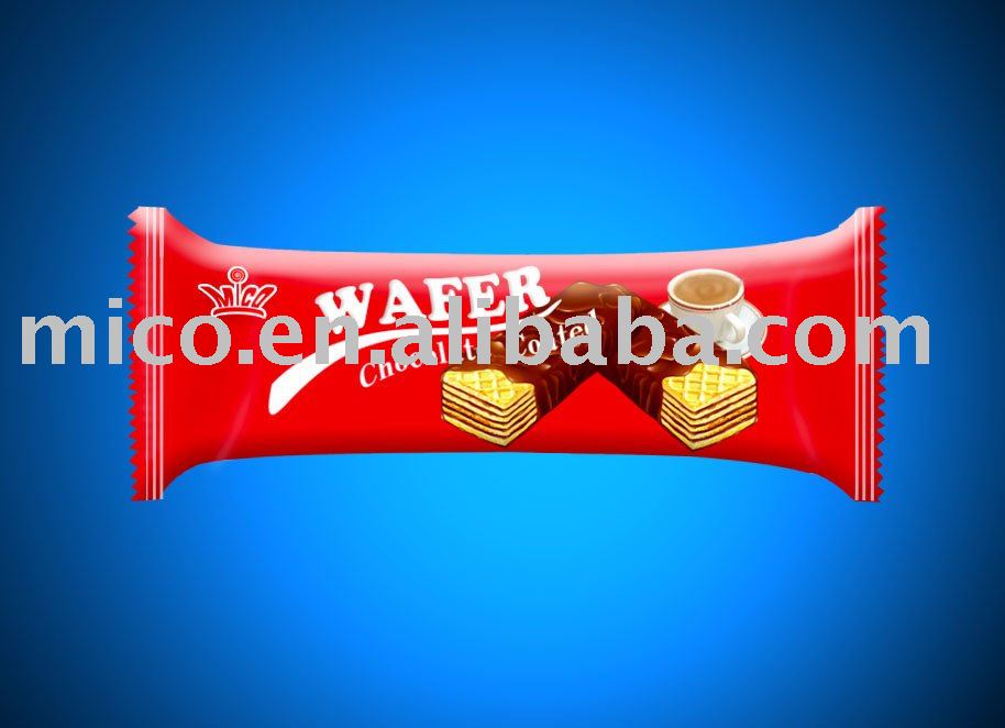 Chocolate coated wafer