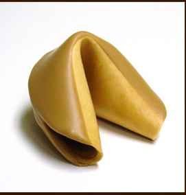 Baby Giant Fortune Cookie Dipped in Butterscotch