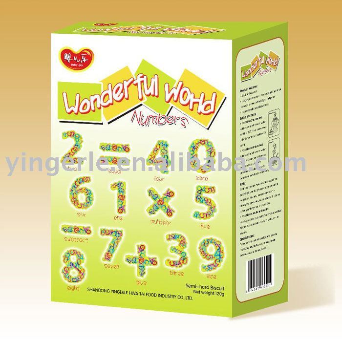 Wonderful World-Numbers Biscuit