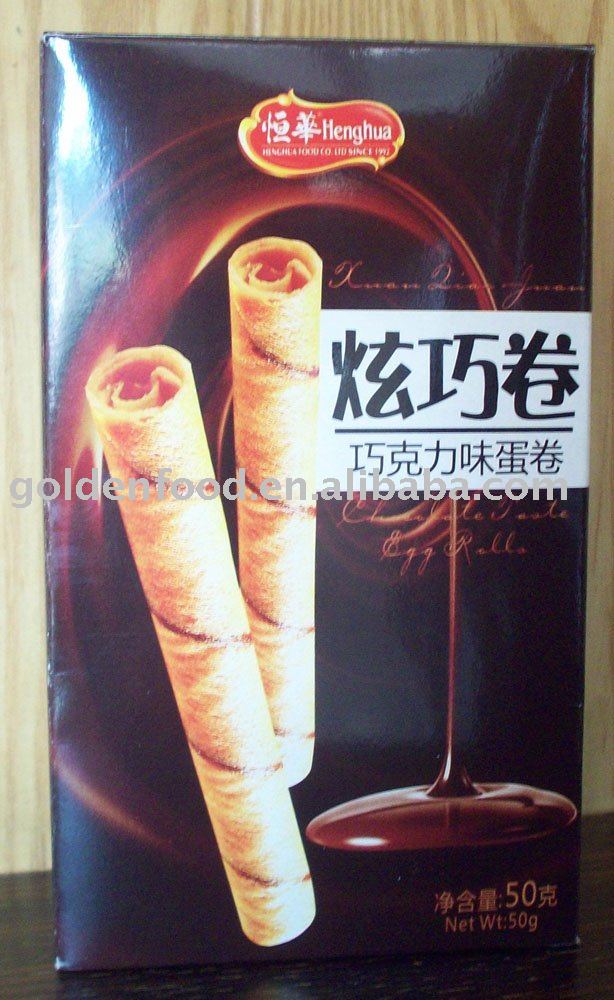chocolate egg roll