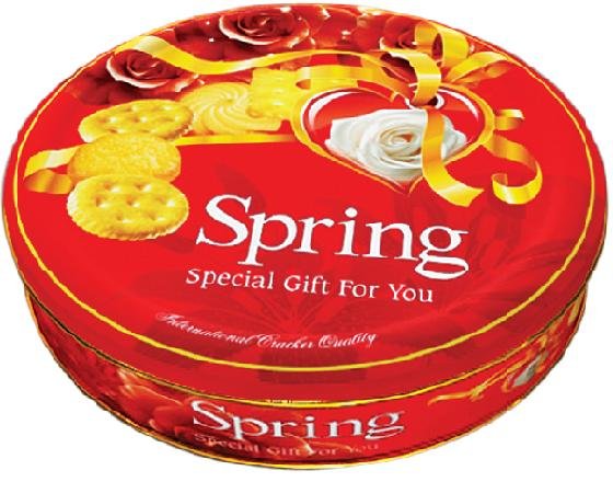 Biscuits Cookies Spring Tin box 350g