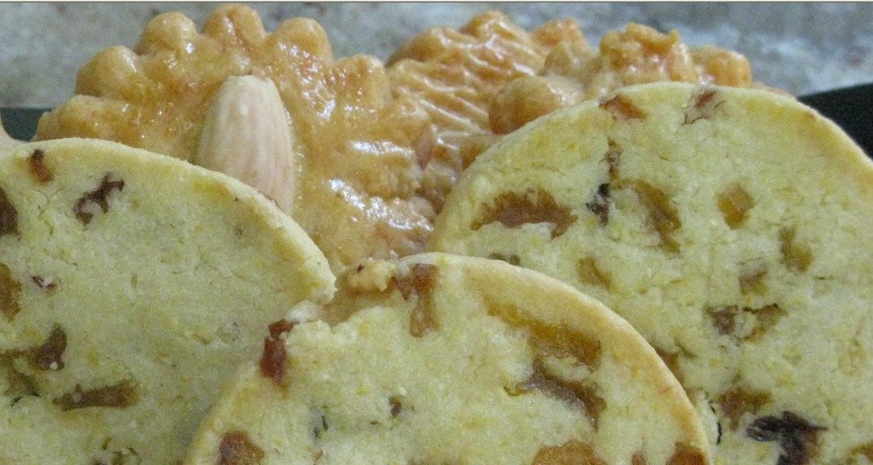 Cornmeal Golden Raisin Rounds Cookies