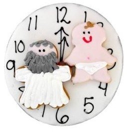 cookies New Years  Clock 