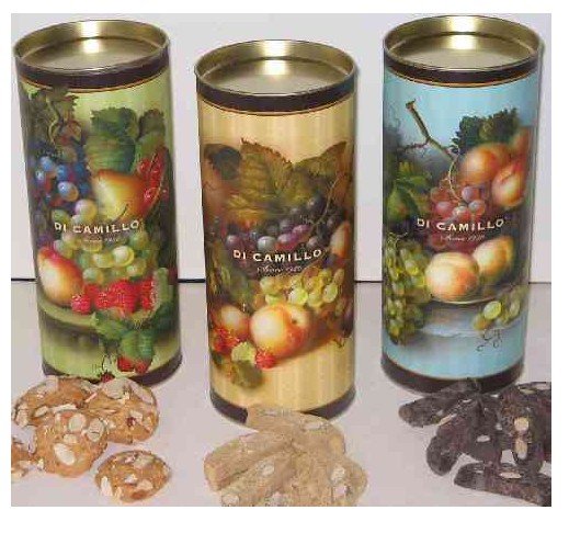 Cookie Gift Tins- Fruit Canisters Set