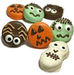 Halloween Characters Dipped & Decorated Oreos & Nutter Butters- Individually Wrapped Cookies