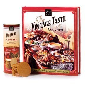 Vintage Taste Cookbook with Cookies |