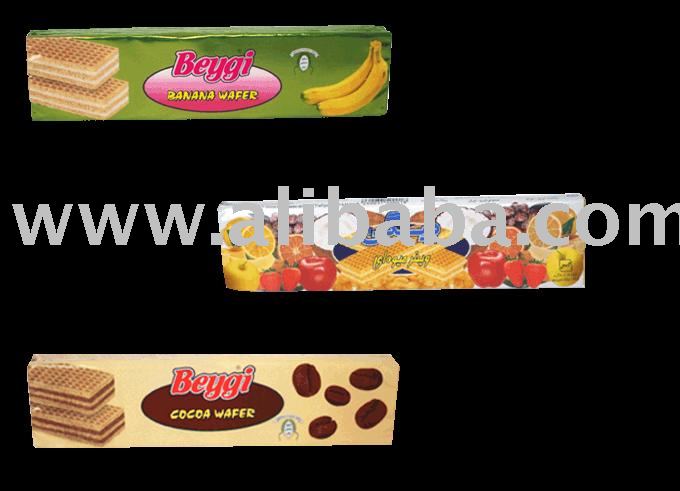 Big wafer with flavor cream