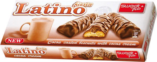 Biscuits LATINO fiesta with cocoa cream 190 g