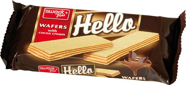 Wafers HELLO with cocoa cream 110 g