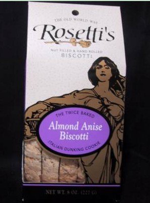 Almond Anise flavored Rosetti Biscotti 8oz