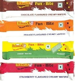 Fun Bite Cream Wafer Biscuits