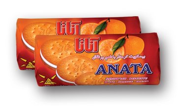 Orange Sandwich Biscuit