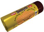 Cream Sandwich Biscuit With Cocoa