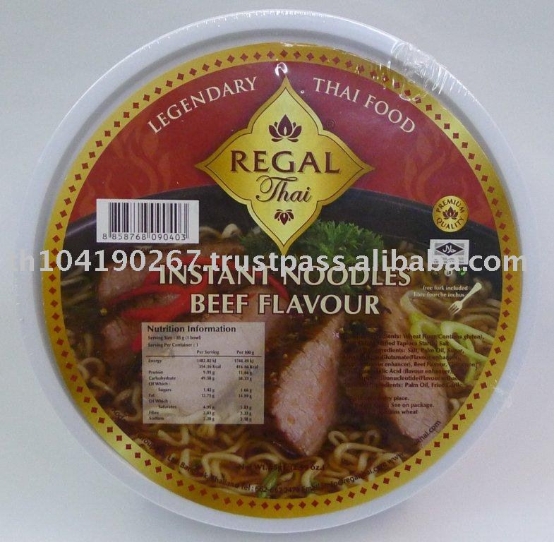 Instant Bowl Noodles Beef Flavour