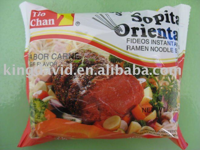 Fried Instant Noodles in bag (Beef  Flavors)