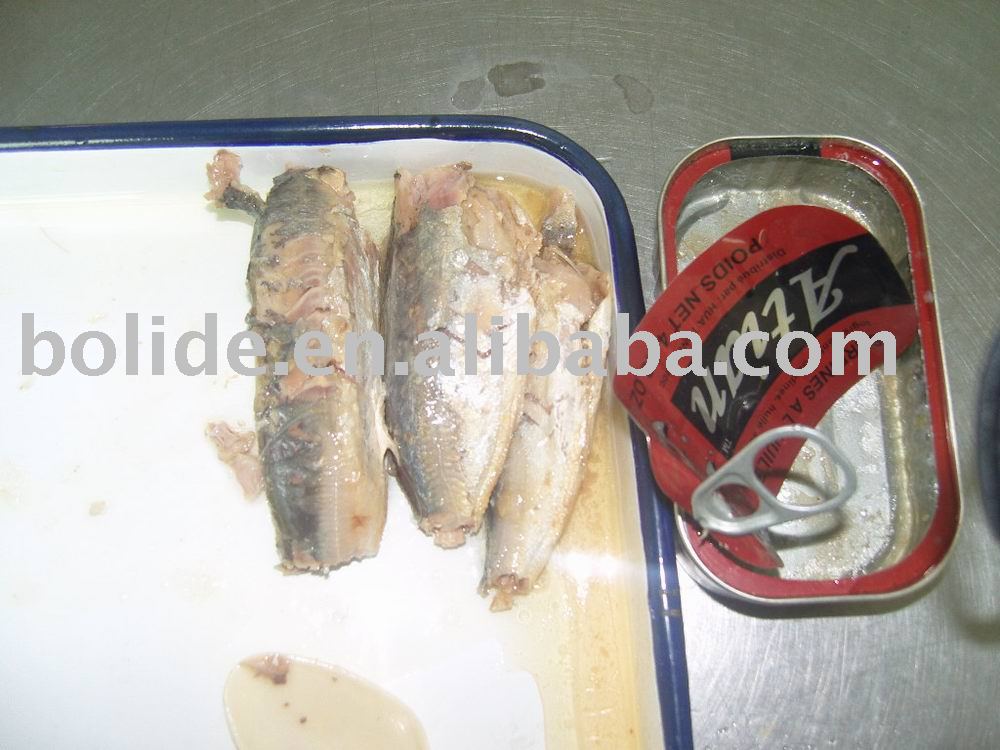 canned  sardine in vegetable oil