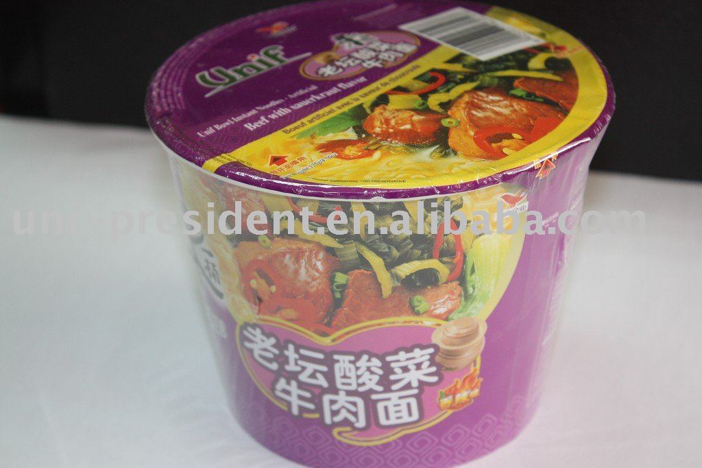 Artificial  Old altar Pickled Chinese cabbage  Beef Flavor  instant noodles