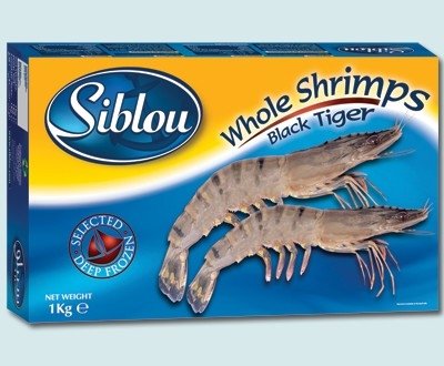 Whole Black Tiger Shrimps